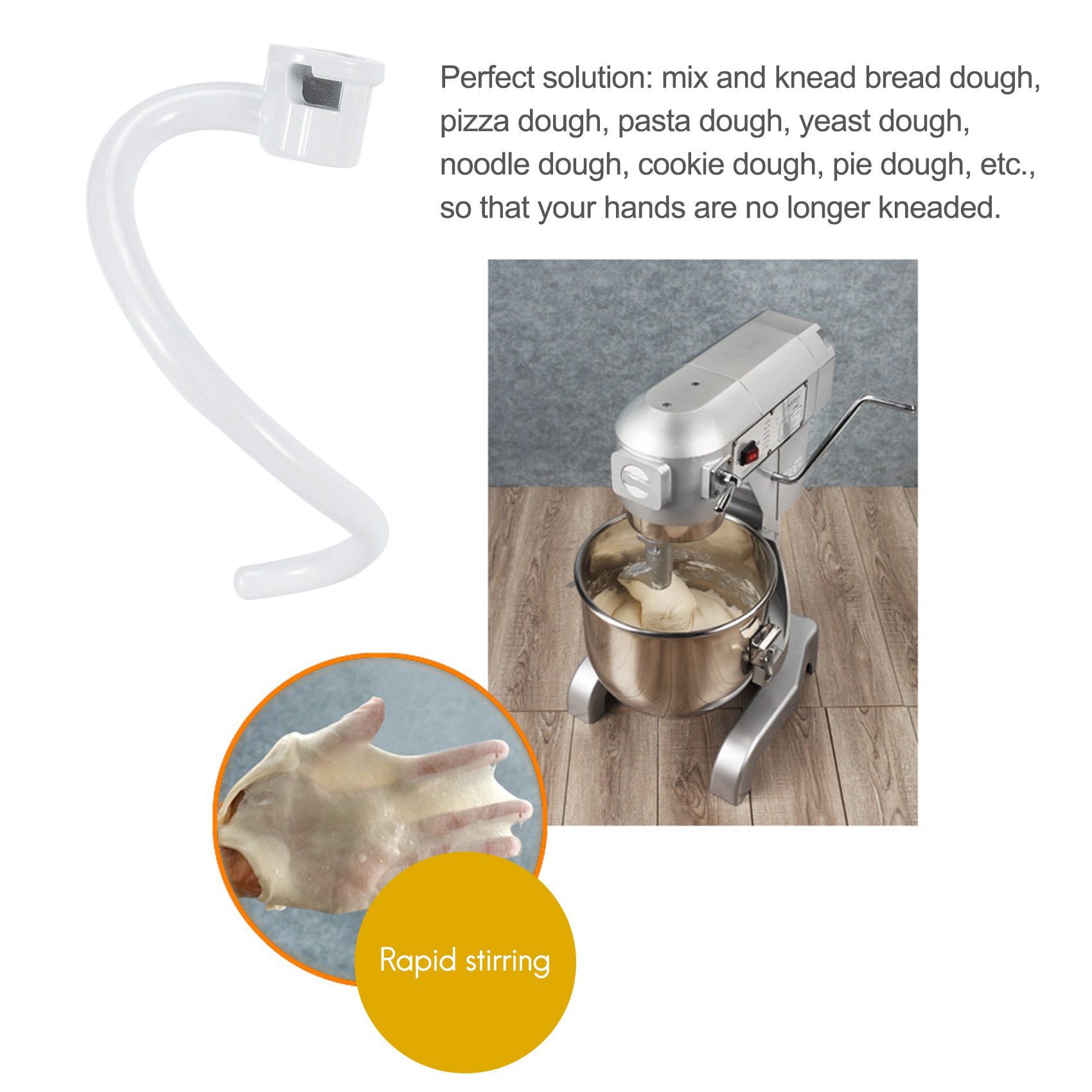 ABLD Spiral Dough Hook Replace - Kitchenaid Mixer Pro 600 review and price