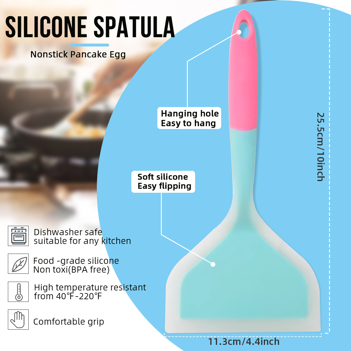 Silicone Spatula Cooking Utens - Okonomiyaki Spatula review and price